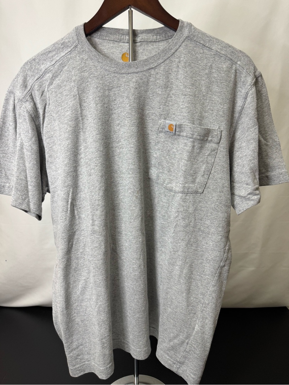 Carhartt Short-Sleeve Pocket Tee - Heather Gray men’s medium. 138